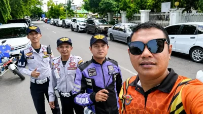 Dishub dan Tim Medis PSC Siaga Kawal Turnamen Domino Bulukumba Cup 1